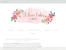 Tablet Screenshot of ilovecakes.fr